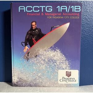 ACCTG 1A/1B Financial & Managerial Accounting Pasadena City College McGraw-Hill